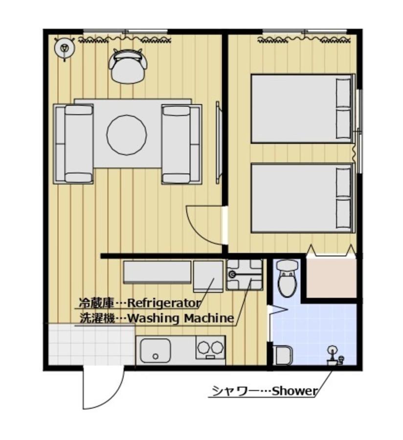 Type B Room 40平米 -ウル エスポワール那覇- Naha Eksteriør bilde